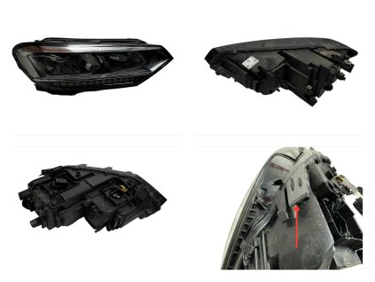 202800 5tb941036b pełny reflektor led vw touran