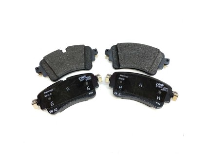 58391 8w0698451q zestaw tylnych klocków audi a4 a5 300x12mm