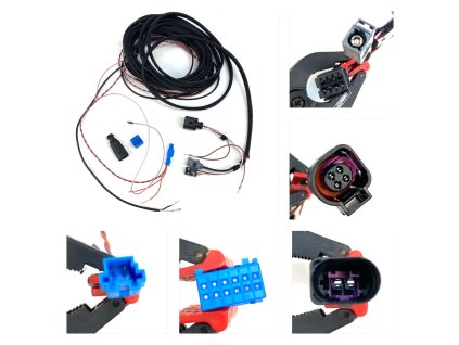 64916 wiązka przewodów do kamery parkowania passat b8 highline