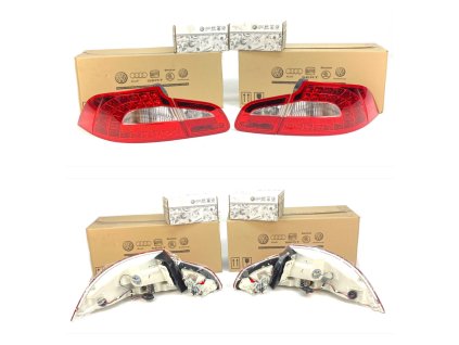 64784 zestaw tylnych świateł led skoda superb ii sedan sedan 3td94509