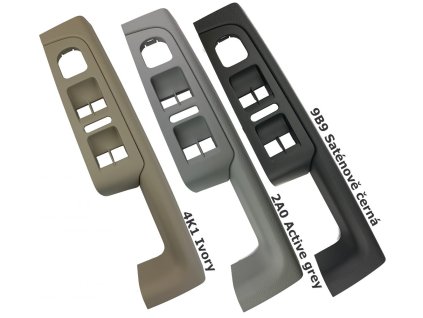 3T1867157B Uchwyt kierowcy Superb II (kolor 9B9 satynowa czerń)