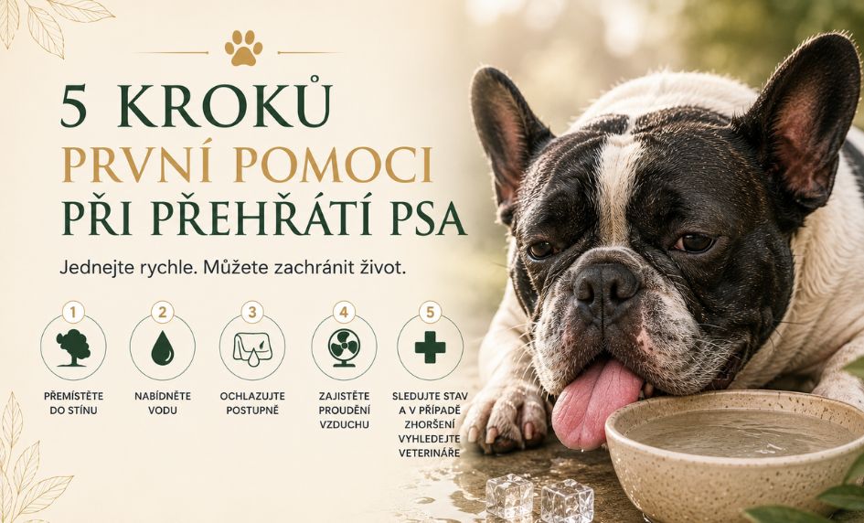 Pes se přehřívá? 5 kroků první pomoci při přehřátí psa