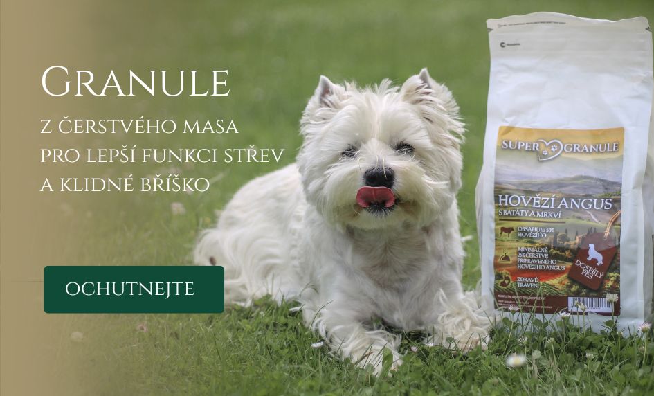 Holistické granule pro psy