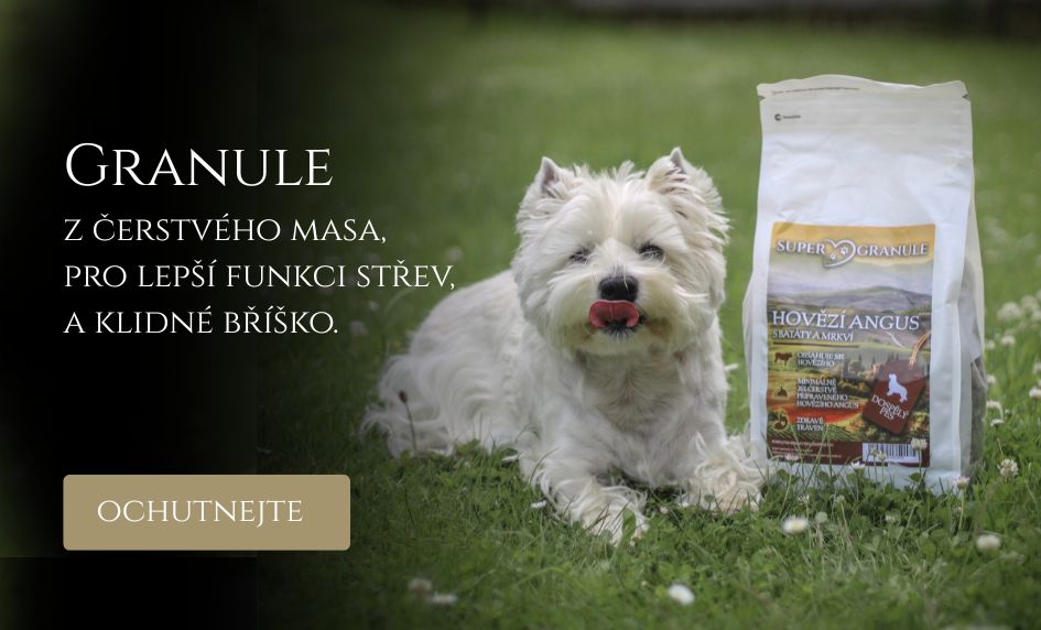 Holistické granule pro psy
