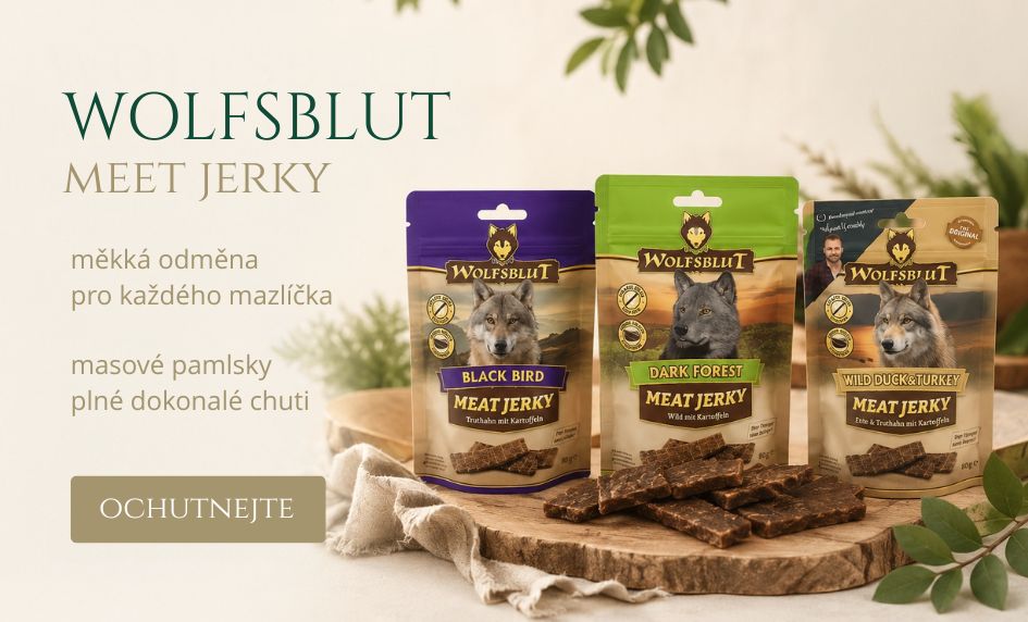 Wolfsblut pamlsky MEAT JERKY