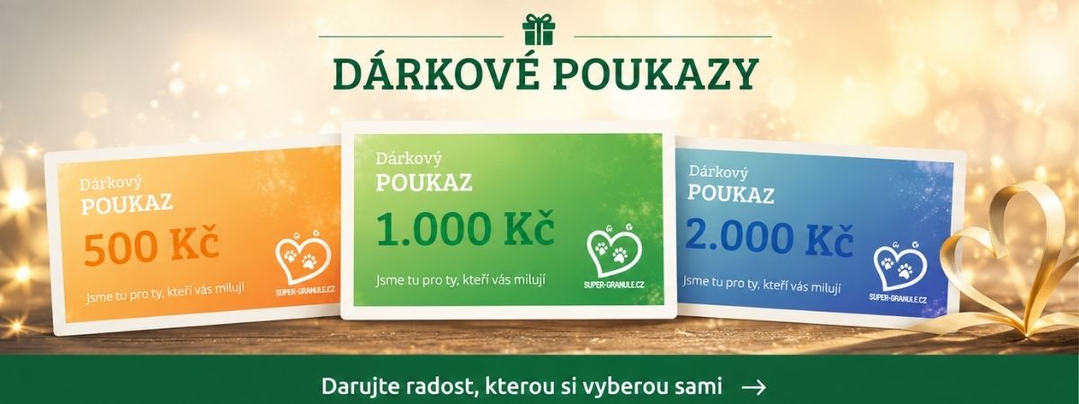 Dárkové poukazy Super-Granule.cz