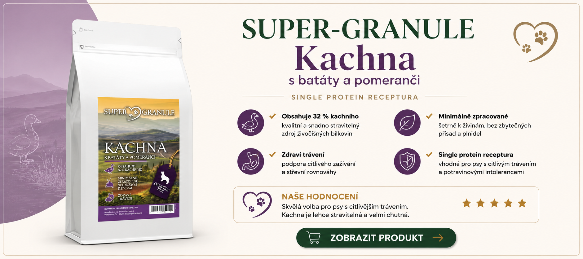 super-granule-kachna-grain-free-citlive-zazivani-psi