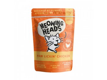 meowing heads paw lickin chicken 100g
