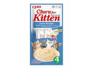 Churu Cat Kitten PYRÉ TUŇÁK 4x14 g