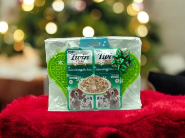 Lízací podložka Paw Lick Pad ZELENÁ + Inaba TWIN PACK