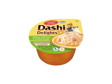 Churu Cat CIAO Dashi KUŘE S TUŇÁKEM A HŘEBENATKOU 70 g