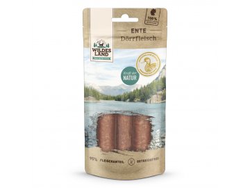 [WL509885] Wildes Land Dörrfleisch Enten Snack 10 x 3 Stück