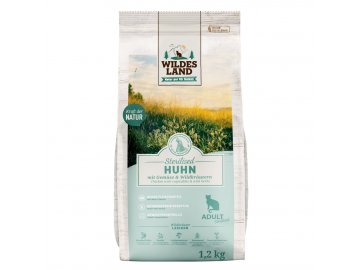 [WL516784] Wildes Land Classic Adult Sterilised Huhn 4 x 1,2 kg