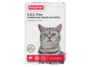 antiparazitni obojek pro kocky beaphar sos 35cm original
