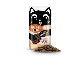Lucky Lou Lucky Ones KRUNCHY Krisps KUŘE a LOSOS 60 g