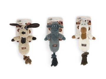 Plyšové zvířátko JUMBO s provazem 32 cm