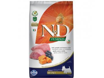 N&D GF Pumpkin DOG Adult MINI Lamb & Blueberry 2,5 kg