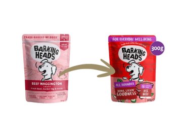 Barking Heads Beef Waggington kapsička 300 g