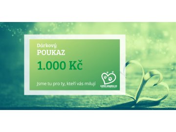 Dárkový poukaz v hodnotě 1.000 Kč