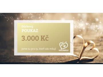 Dárkový poukaz v hodnotě 3.000 Kč