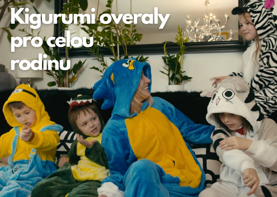 Kigurumi overaly pro celou rodinu