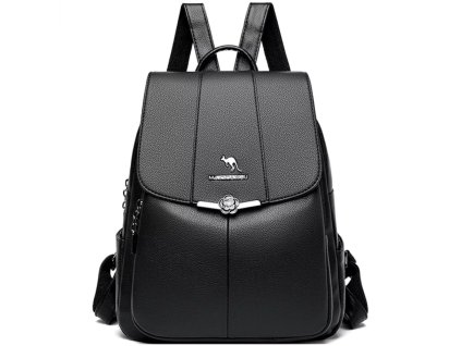 Dámsk  černý luxusní kožený batoh