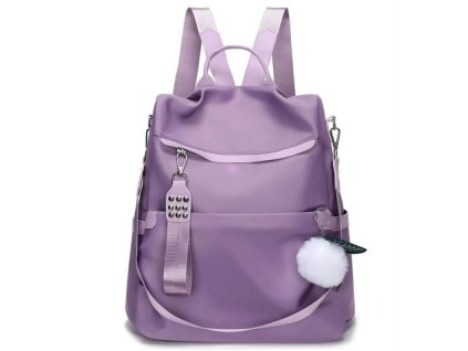 fialový dámský batoh