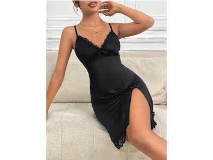 Noční košile dámská černá