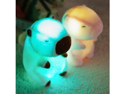 Hračka plyšová svítící s LED světly kapibara