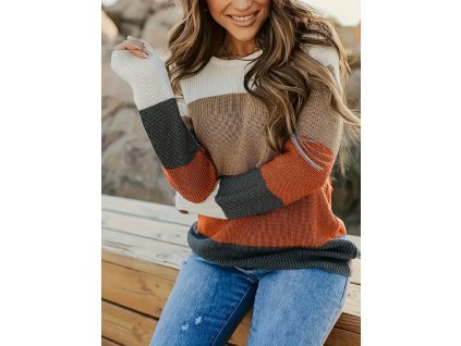 Svetr dámský pruhovaný