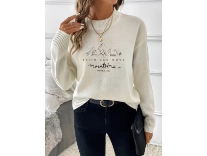 Svetr dámský bílý
