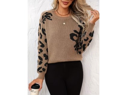 Svetr dámský hnědý