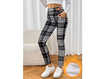 Legíny dámské černé bílé
