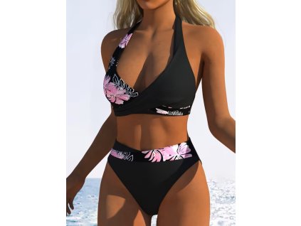 Plavky dámské černé dvoudílné
