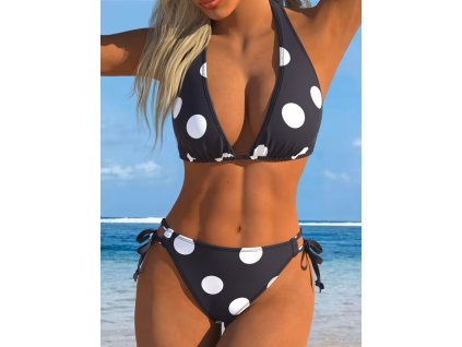 Plavky dámské černé dvoudílné