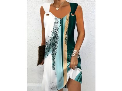 Šaty dámské bílé letní krátké