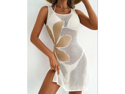 Šaty dámské bílé plážové