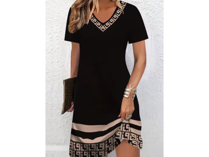 Šaty dámské černé letní