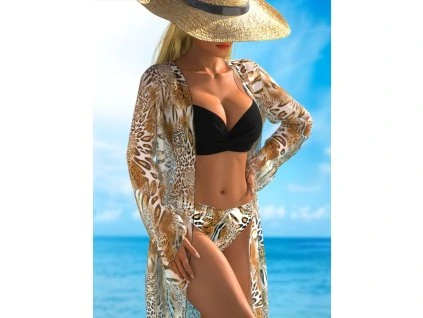 Plavky dámské černé dvoudílné