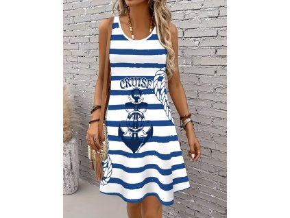 Šaty dámské bílé letní krátké