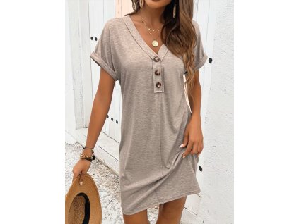 Šaty dámské béžové