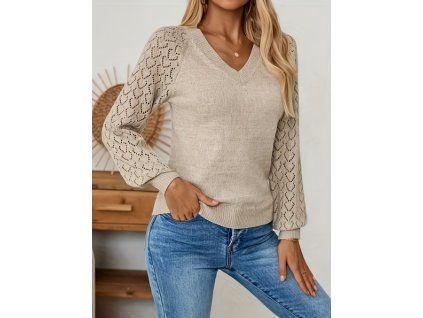 Svetr dámský béžový