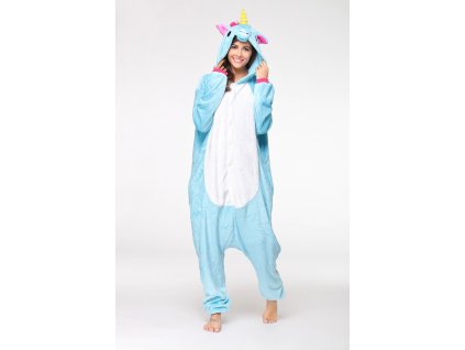 Kigurumi overal Jednorožec modrý