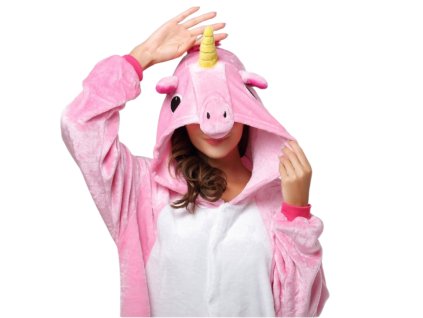 Kigurumi overal Jednorožec růžový