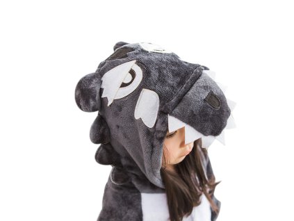 Winter Wolf Halloween Kigurumi Cosplay Costume For Kids Unisex Cartoon Pajamas Girls Onesie Cute Anime Pyjama (1)