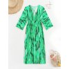 Šaty zelené plážové dámské