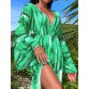 Šaty zelené plážové dámské