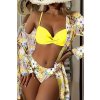 Dámské dvoudílné plavky s květinovým vzorem
