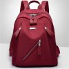 Batoh dámský červený nylonový městský