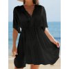 Černé šaty dámské plážové